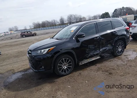 2017 Toyota Highlander Se/Xle z USA, uszkodzony, nr VIN 5TDKZRFH8HS518284